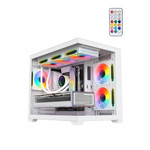 TERRANOVA AKVARYUM KASA 6 FANLI KUMANDALI BEYAZ